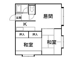 コーポサンシャイン 2階/201