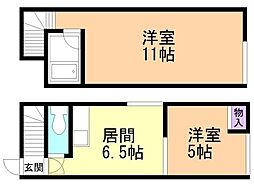 セビル 2DKの間取図画像