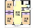 川沿団地D棟4階5.5万円
