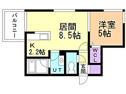 ARTAVENUE 1LDKの間取図画像