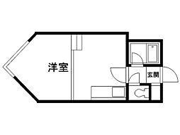 アルジャンテ平岸 1LDKの間取図画像