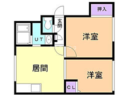 アスコットA 2階