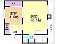 雇用促進住宅栗沢宿舎2号棟4階2.5万円