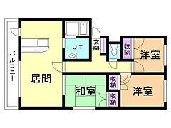 物件の間取り