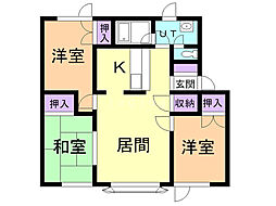 間取図画像 3LDK