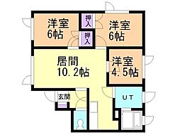 ラ・カーサ鳩が丘 1階