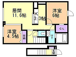 ブリアンアルモニー 2階