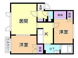 シティハイム三條パークA 2階