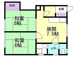 日の出台アパート 2階