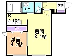 Celebro 1LDKの間取図画像