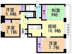 物件の間取り