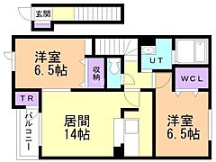 物件の間取り
