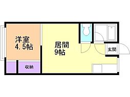 エクセル303 1LDKの間取図画像