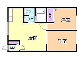 エーコーモア岩見沢Ｂ 1階