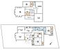 間取り：広々2階建てで、1階は家族団らん、2階はプライベート空間。収納も充実している間取です。