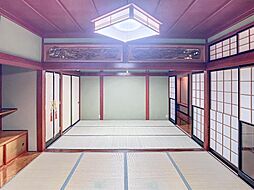 富山県南砺市柴田屋　戸建 7DKのリビング/ダイニング