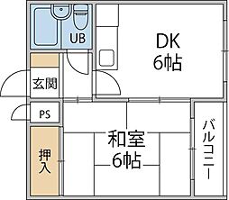 間取図画像 1DK