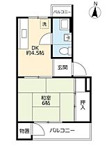 UR多聞台 0C02-0203 ｜ 兵庫県神戸市垂水区多聞台2丁目（賃貸マンション1DK・2階・27.60㎡） その2