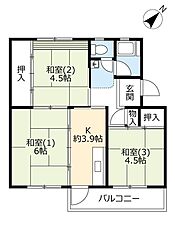 物件の間取り