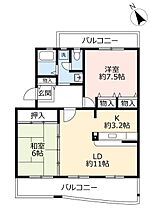 UR東山台ハイツ  ｜ 兵庫県西宮市東山台2丁目（賃貸マンション2LDK・3階・66.16㎡） その2