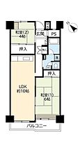 UR武庫川  ｜ 兵庫県西宮市高須町2丁目（賃貸マンション2LDK・8階・60.04㎡） その2