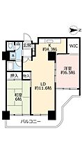 UR武庫川  ｜ 兵庫県西宮市高須町1丁目（賃貸マンション2LDK・5階・64.08㎡） その2