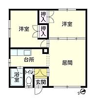 北勝ハイツ  ｜ 北海道旭川市曙北三条7丁目（賃貸アパート2LDK・2階・51.84㎡） その2