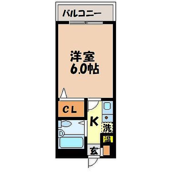 サンロージュ平和町 302｜長崎県長崎市平和町(賃貸マンション1K・3階・18.15㎡)の写真 その2