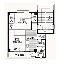 ビレッジハウス末石5号棟 502 ｜ 長崎県長崎市深堀町１丁目11-64（賃貸マンション2K・5階・33.54㎡） その2