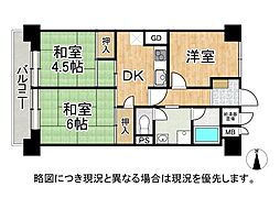 間取図画像 3DK