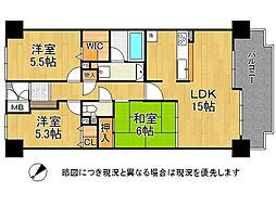 グラン・コート守口 3LDKの間取図画像
