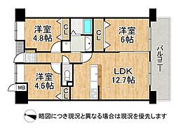 間取図画像 3LDK