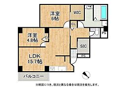 メゾン北淀 3LDKの間取図画像