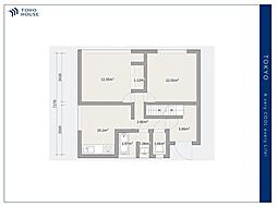 東京メトロ有楽町線 氷川台駅 徒歩6分 2LDKの間取り