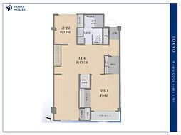 西武池袋線 富士見台駅 徒歩6分 2LDKの間取り