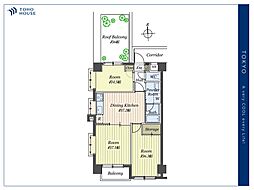キャニオンコープ石神井公園 3DKの間取図画像