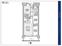 パークシティ高田馬場 3LDKの間取り