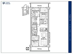 メゾン井の頭 3LDKの間取図画像