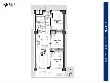 【floor plan】間取り