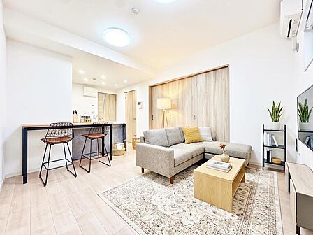 【配置してある家具や小物はCGによるイメージです。】【Livingroom】リビングルーム