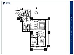 西戸山タワーホウムズノースタワー 3LDKの間取図画像