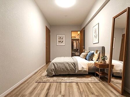 【配置してある家具や小物はCGによるイメージです】【Bedroom】居室
