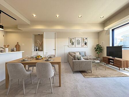 【配置してある家具や小物はCGによるイメージです。】【Livingroom】リビング