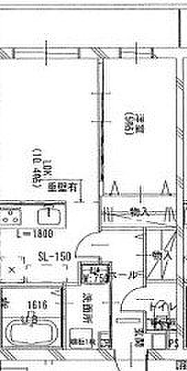 広島県福山市高西町川尻(賃貸マンション1LDK・1階・40.65㎡)の写真 その3