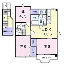 広島県福山市山手町５丁目（賃貸アパート3LDK・2階・65.57㎡） その2