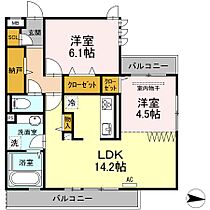 広島県福山市南手城町２丁目（賃貸アパート2LDK・2階・60.47㎡） その2