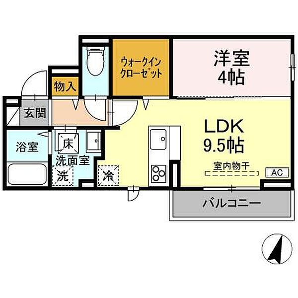 広島県尾道市高須町(賃貸アパート1LDK・2階・36.49㎡)の写真 その3