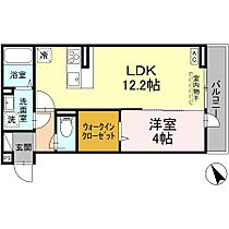 広島県福山市花園町２丁目（賃貸アパート1LDK・1階・40.39㎡） その2