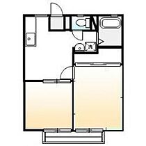 広島県福山市南蔵王町５丁目（賃貸アパート2DK・2階・35.91㎡） その2