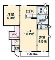 広島県福山市神辺町字下御領（賃貸アパート2LDK・1階・58.17㎡） その2